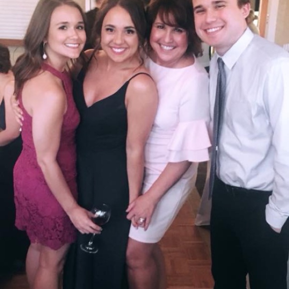 Navy Hayley Paige Bridesmaid Dress